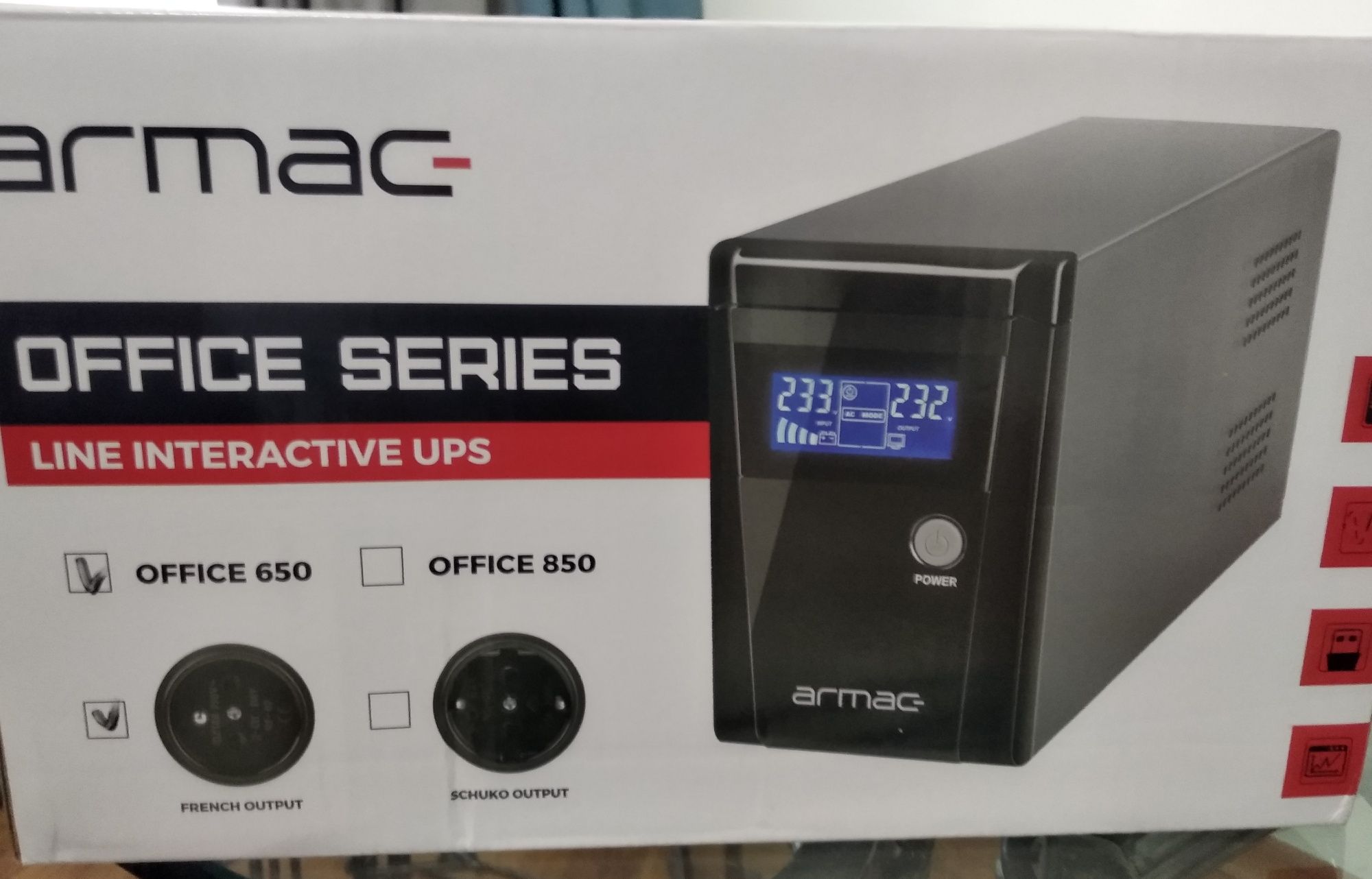 Джерело безперебійного живлення Zasilacz UPS ARMAC Office 650E