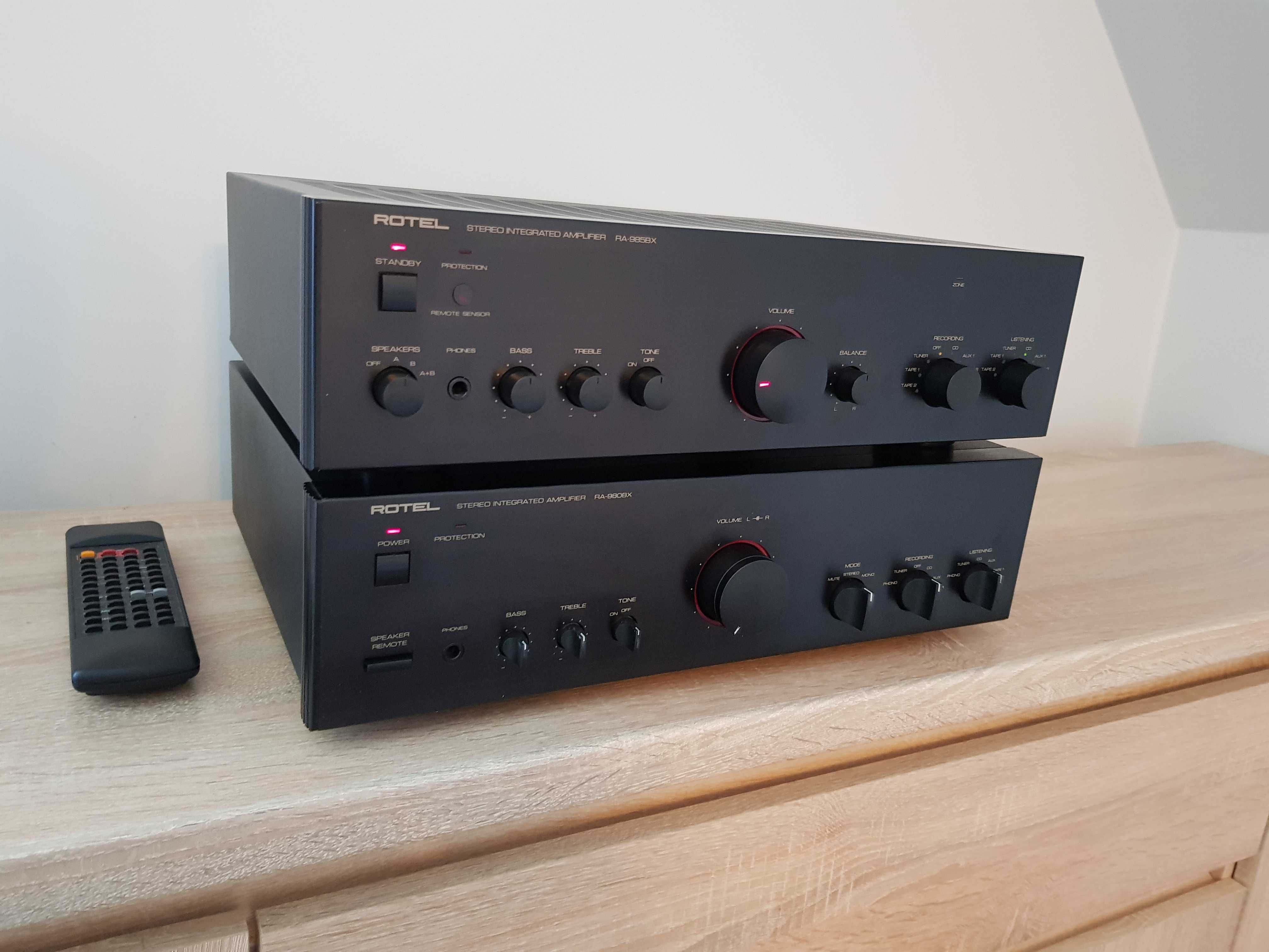 ROTEL RA-980BX/RA-985BX: wzmacniacz zintegrowany 2x100W - rarytas!