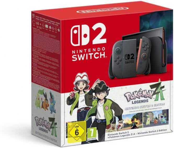 Nintendo Switch 2 com jogo Pokemon NOVA selada