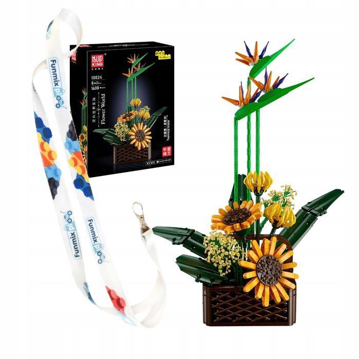 Klocki 1608 el. Kwiaty słoneczniki dekoracja Mould King 10024s
