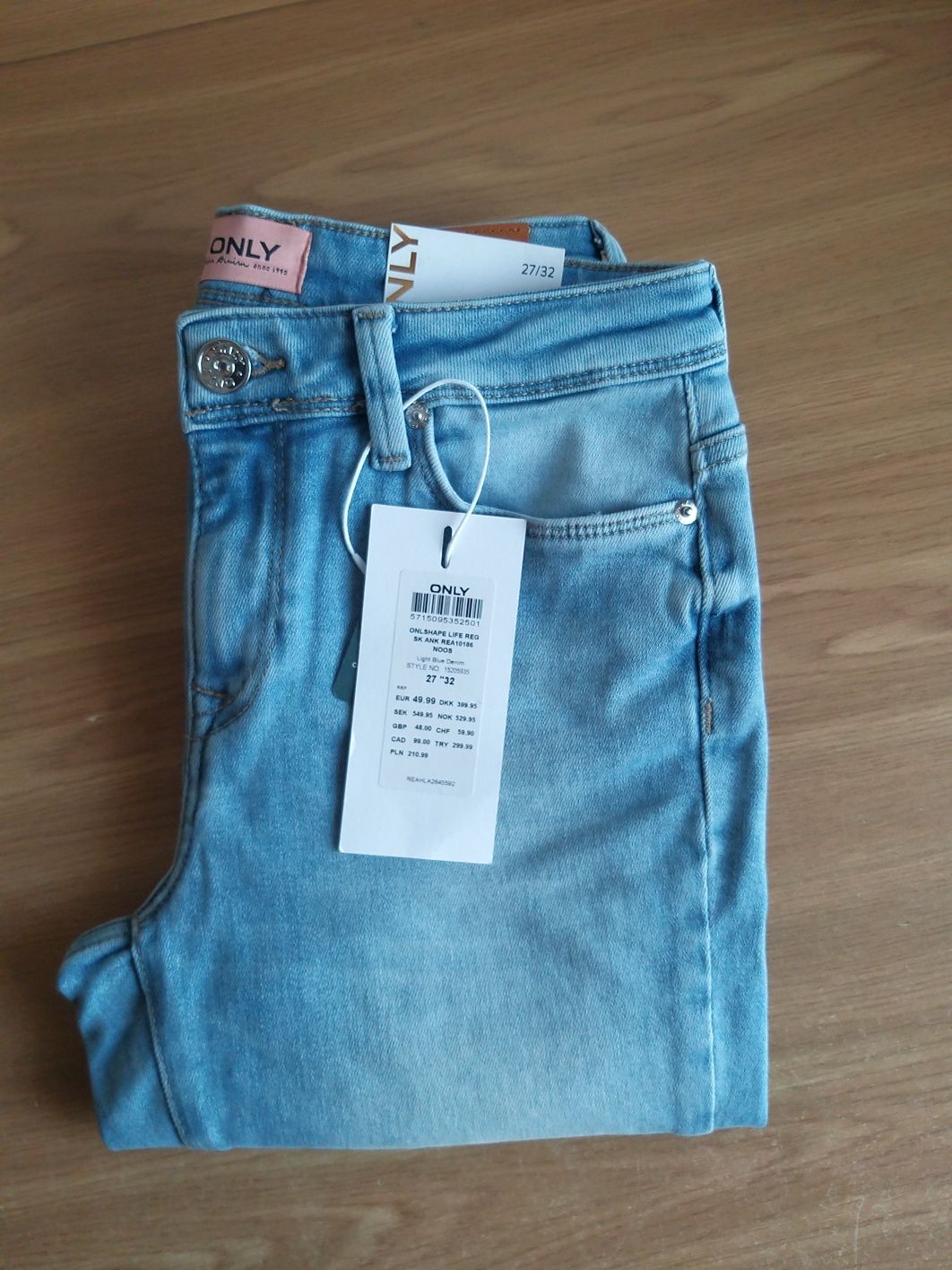 Spodnie jeansowe damskie ONLY S/M nowe