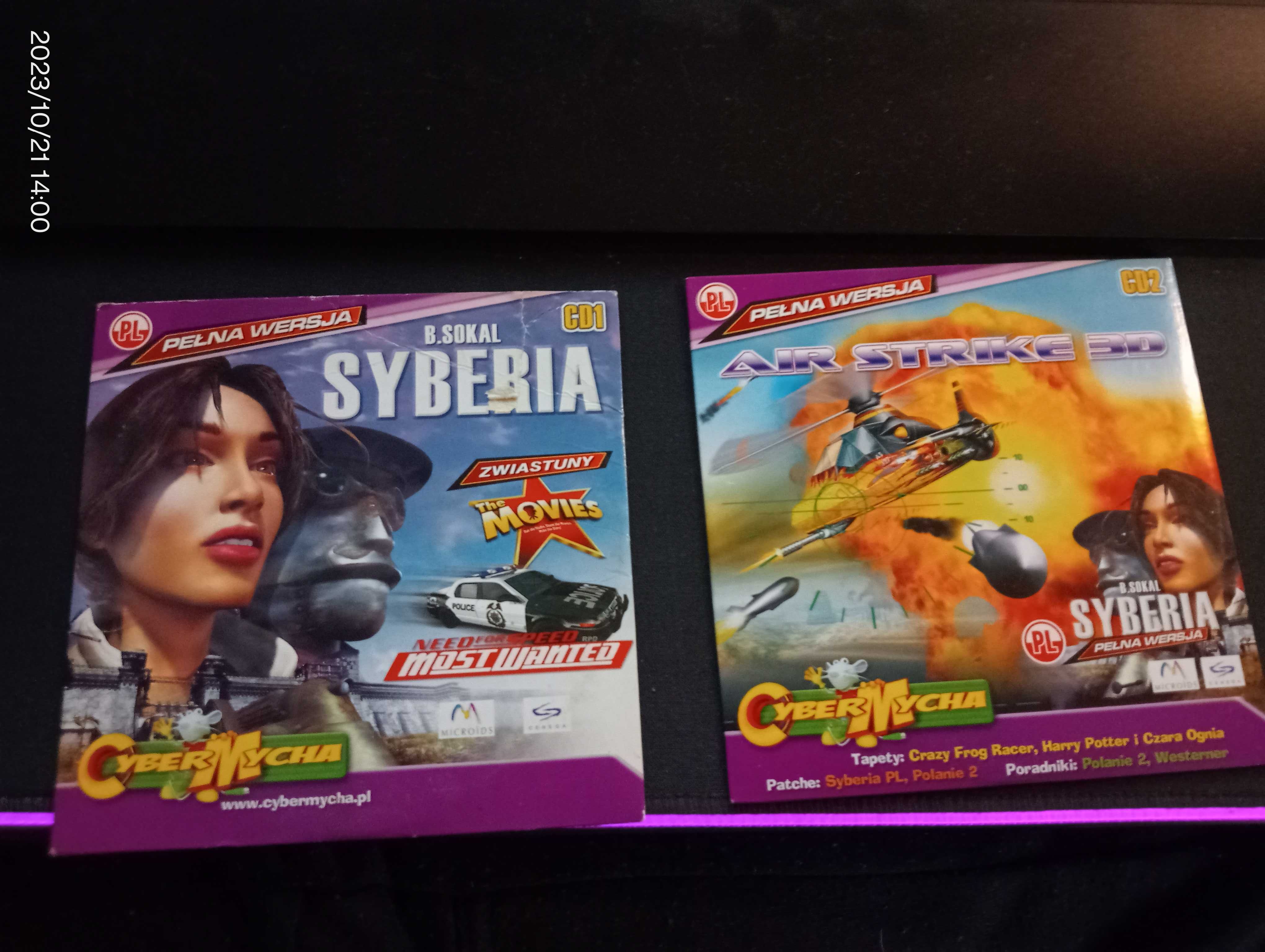 Syberia + Air Strike 3D PC PL