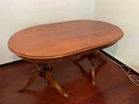 Mesa de madeira, pé de galo (2 pés)