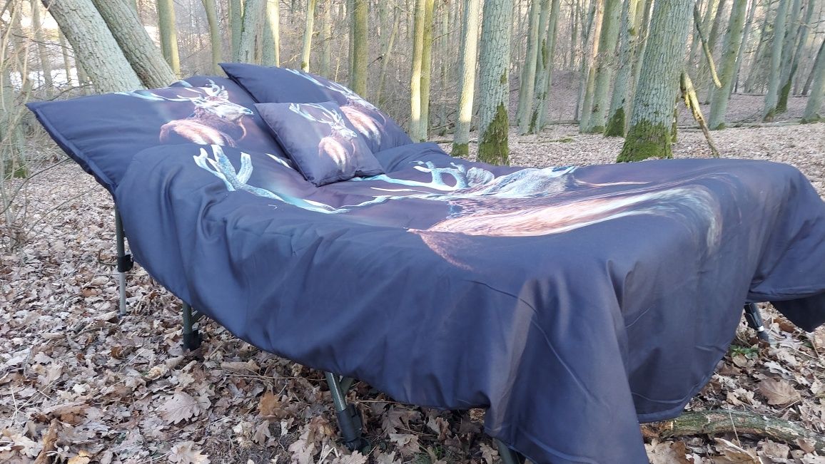 Piękna pościel z grafiką Jelenia. Prezent dla myśliwego Jeleń Darz Bór