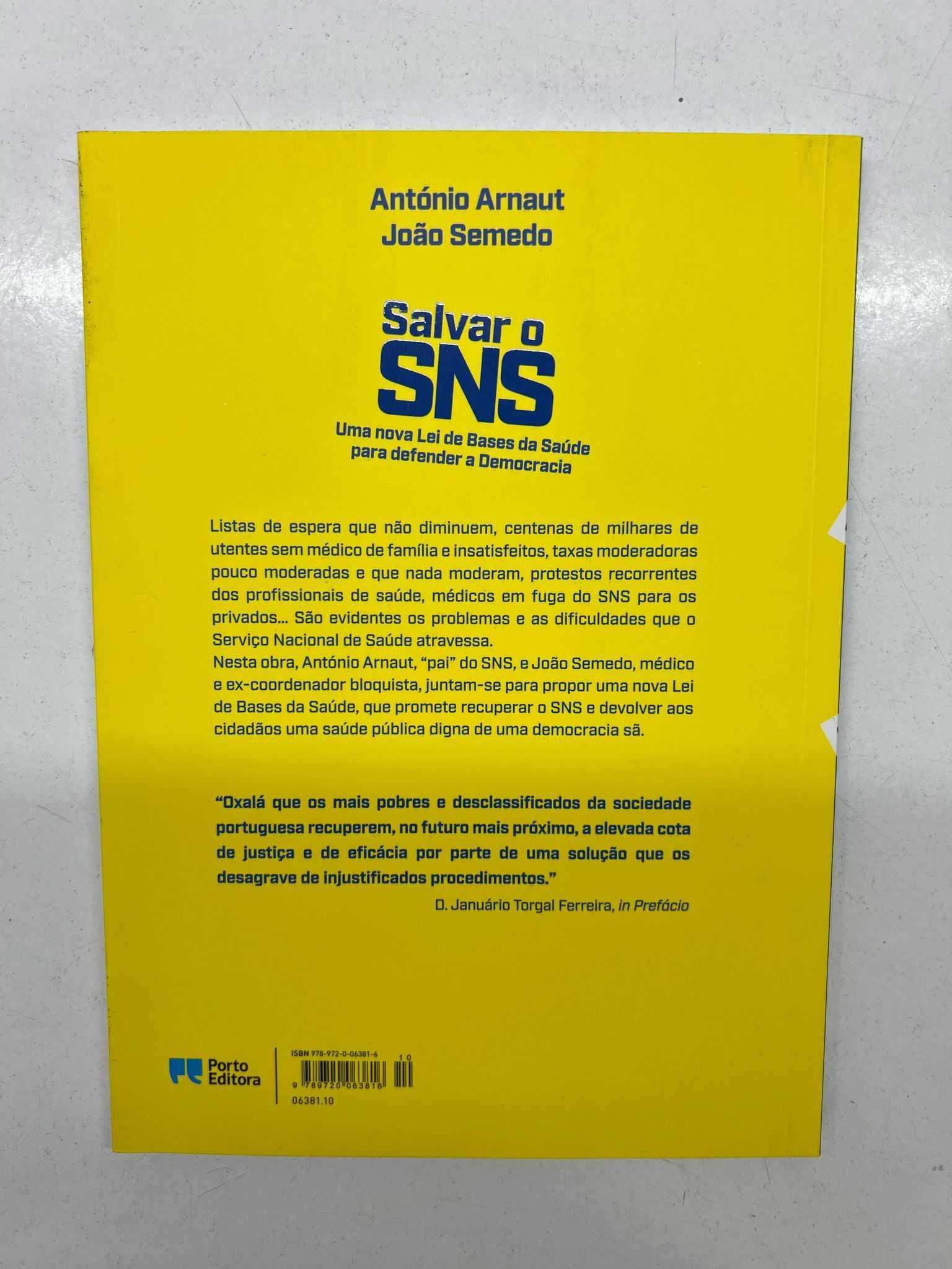 Livro - Salvar o SNS (ctt editorial grátis)