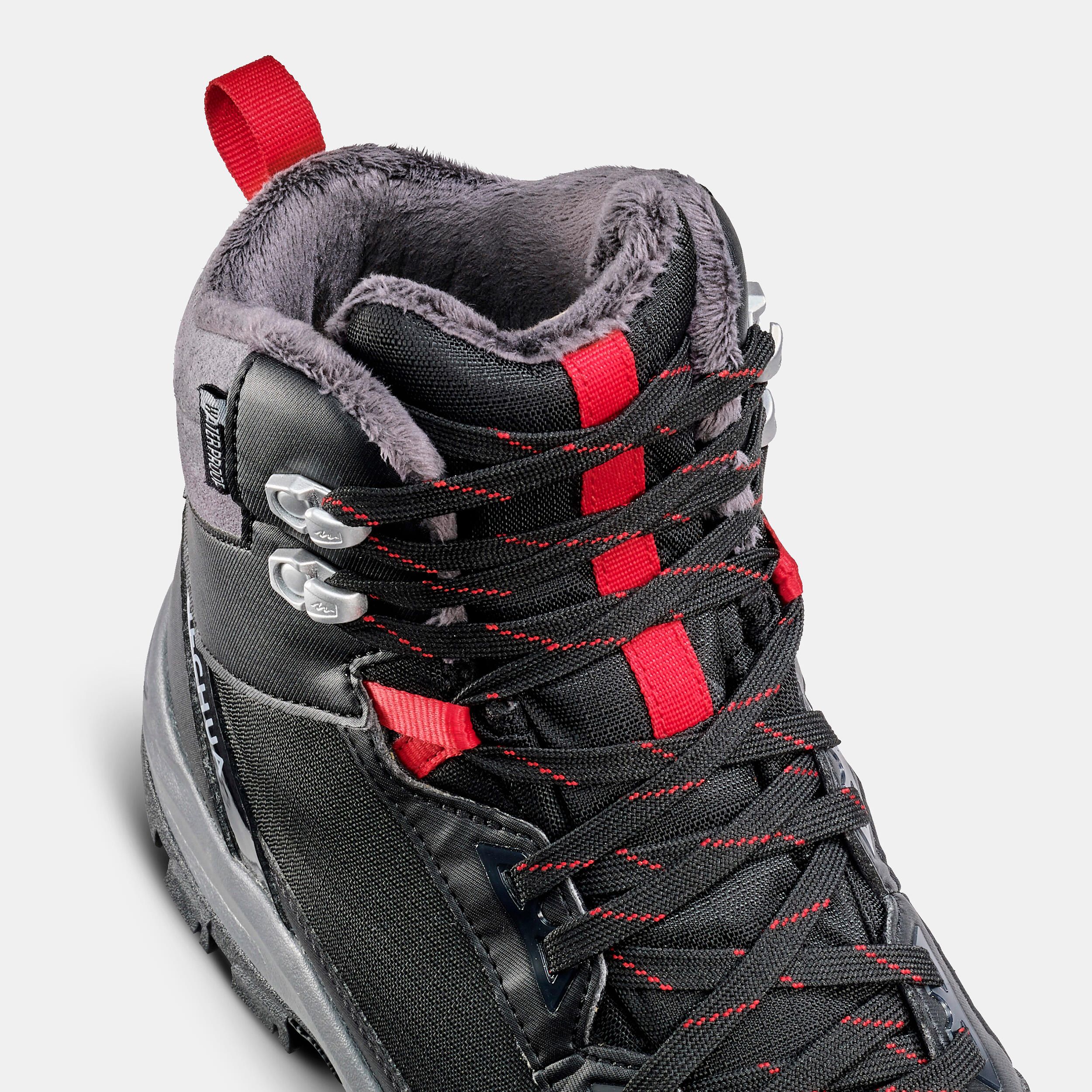 Botas Quentes e Impermeáveis de Caminhada SH500 Mountain