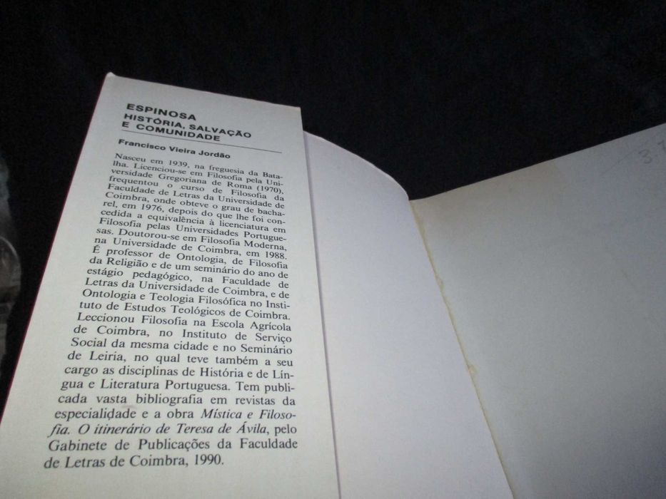 Livro Espinosa História Salvação e Comunidade