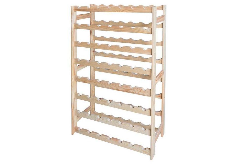 0 zł KURIER Regał na WINO Sosnowy Stojak na butelki 56 Miejsc Nowy