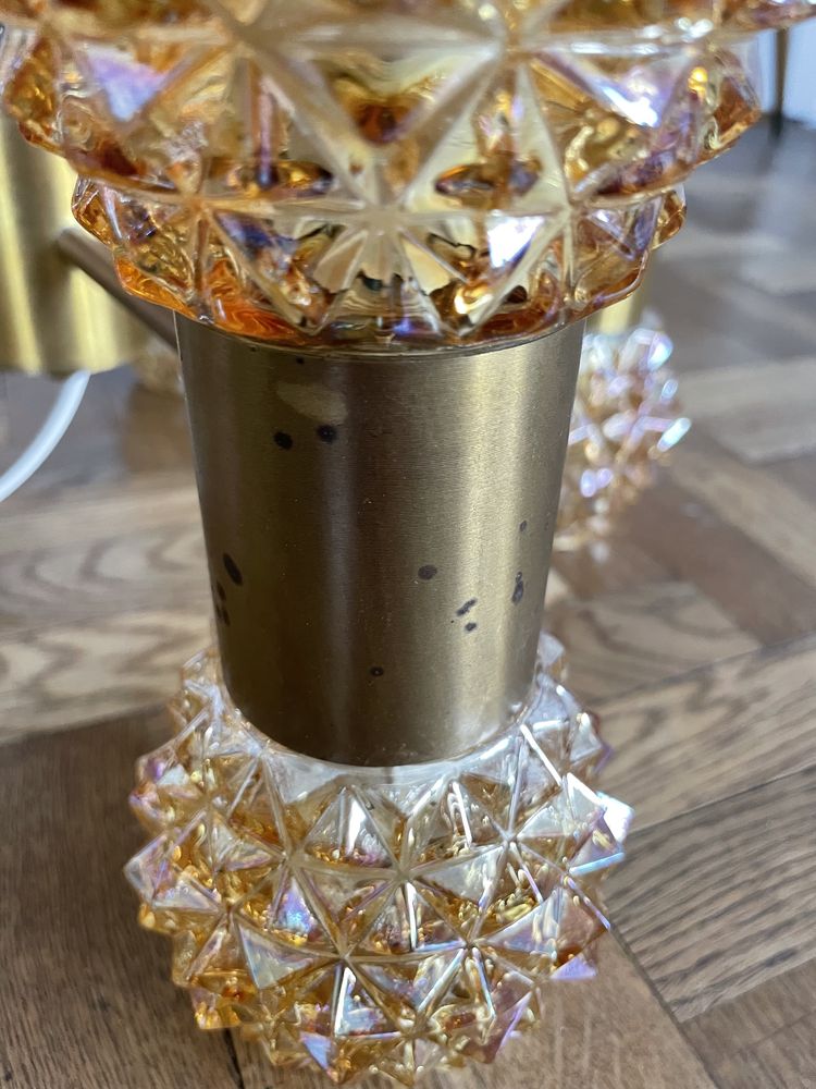 Lampa sufitowa, pięcioramienna vintage,Fest, Ikea, Szwecja, lata 60.