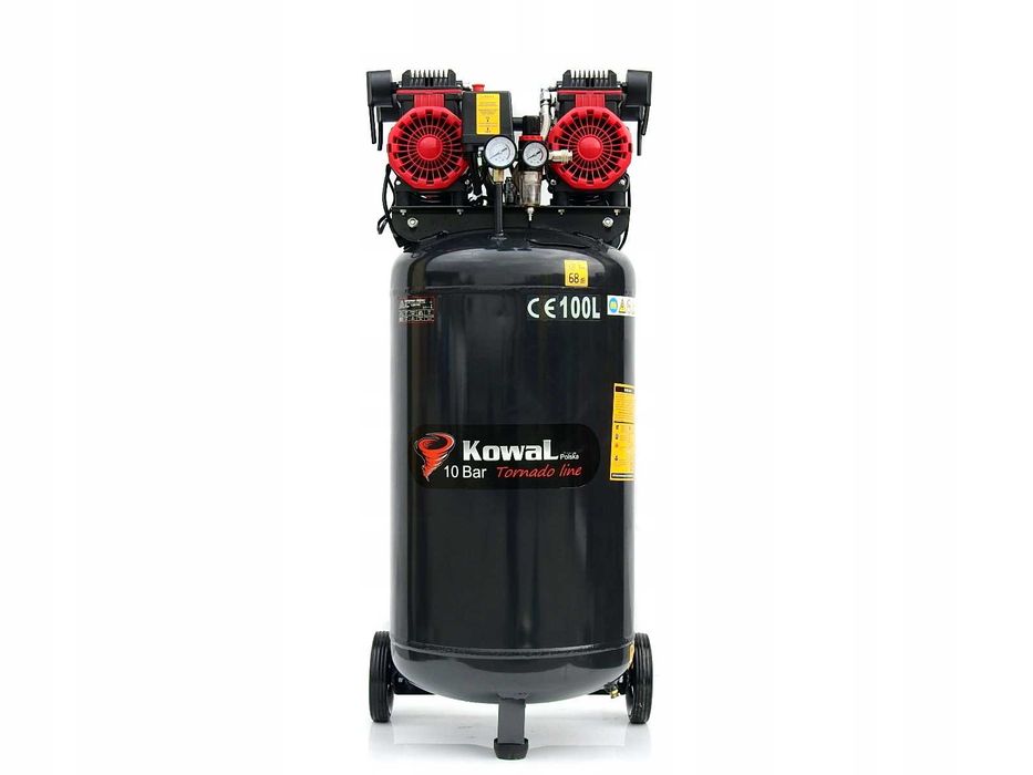 12Bar KOMPRESOR k26 bezolejowy tłokowy 100L sprężarka pompa powietrza