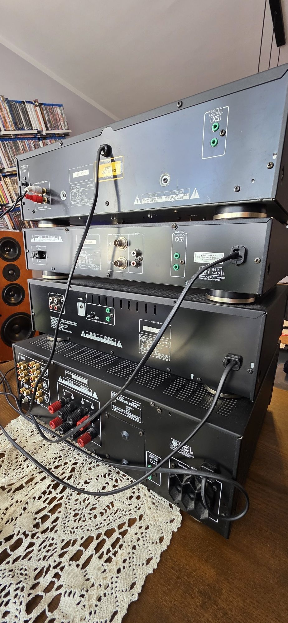 Wieża Kenwood najwyższy model KA-7050R, DP-7050, KT-6050, plus piloty