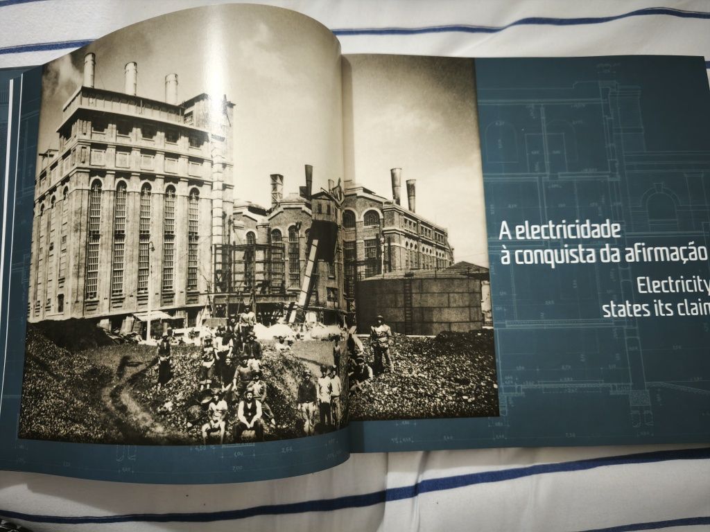 Livro novo de Filatelia "uma história da electricidade em Portugal"