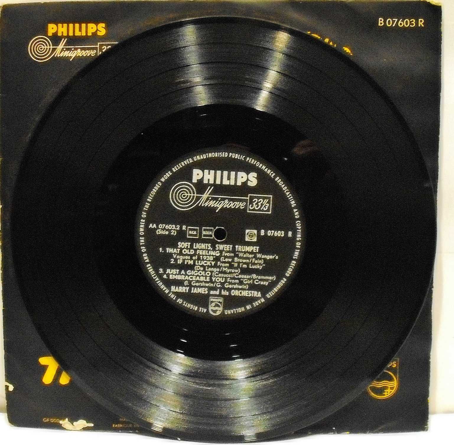 Harry James And His Orchestra Soft Lights, Sweet