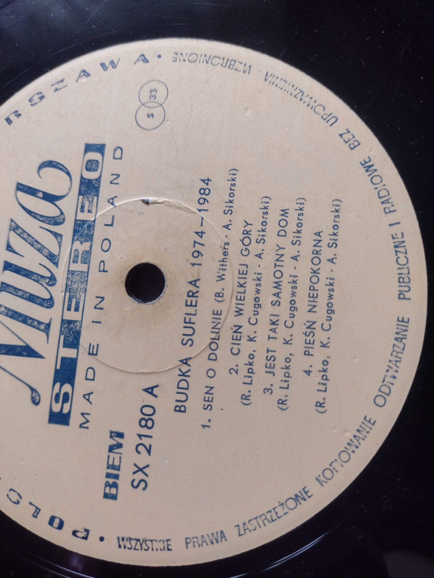 Vinyl Budka Suflera Helikopter