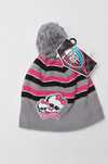 Wyprzedaż 30 szt Czapka dziewczęca ocieplana Monster High pompon 3 kol