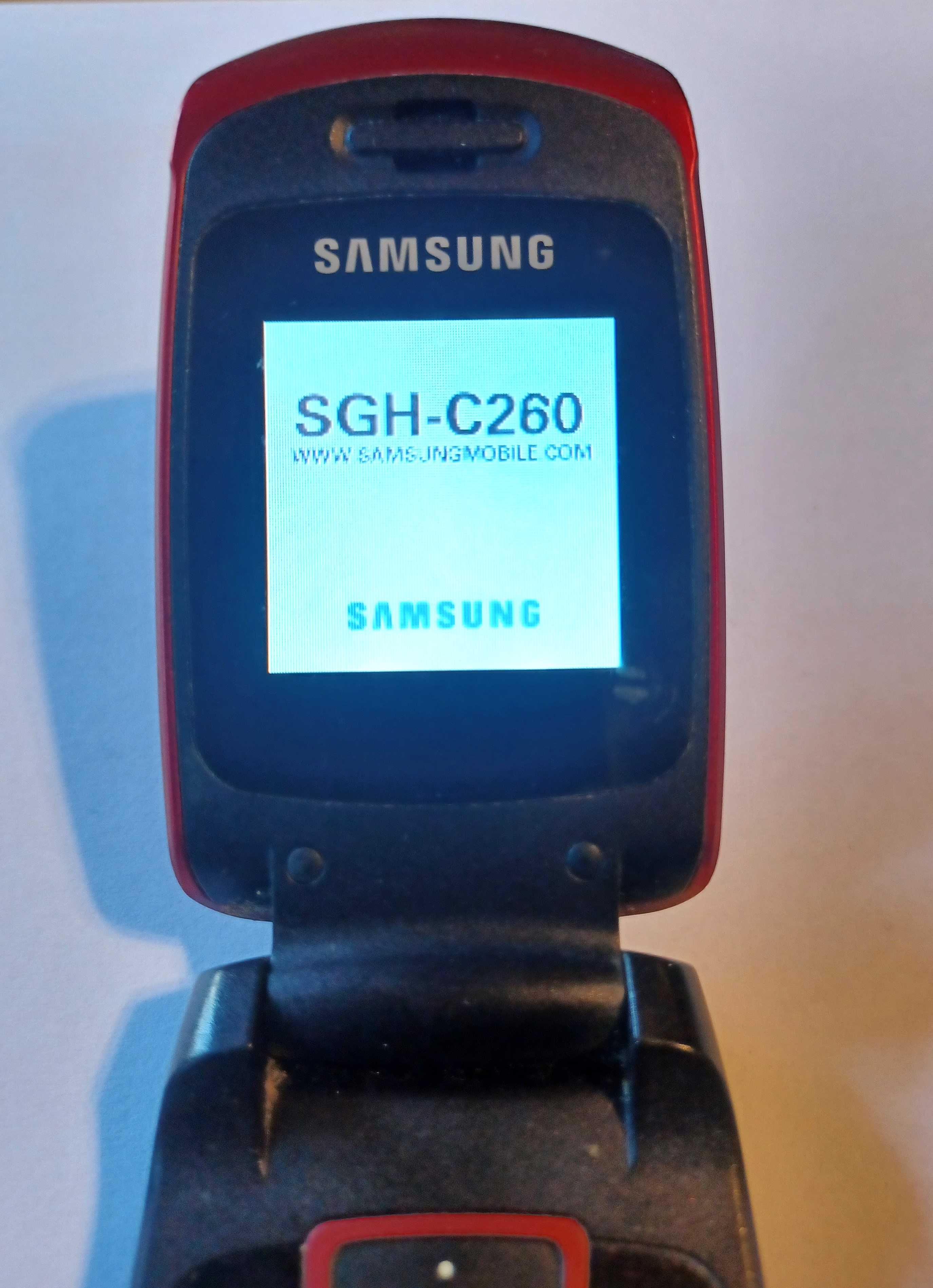 Telefon komórkowy Samsung SGH-C260+dedykowana ładowarka.