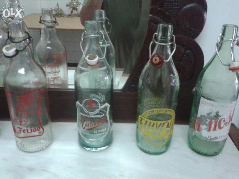 Garrafas Pirogravadas antigas