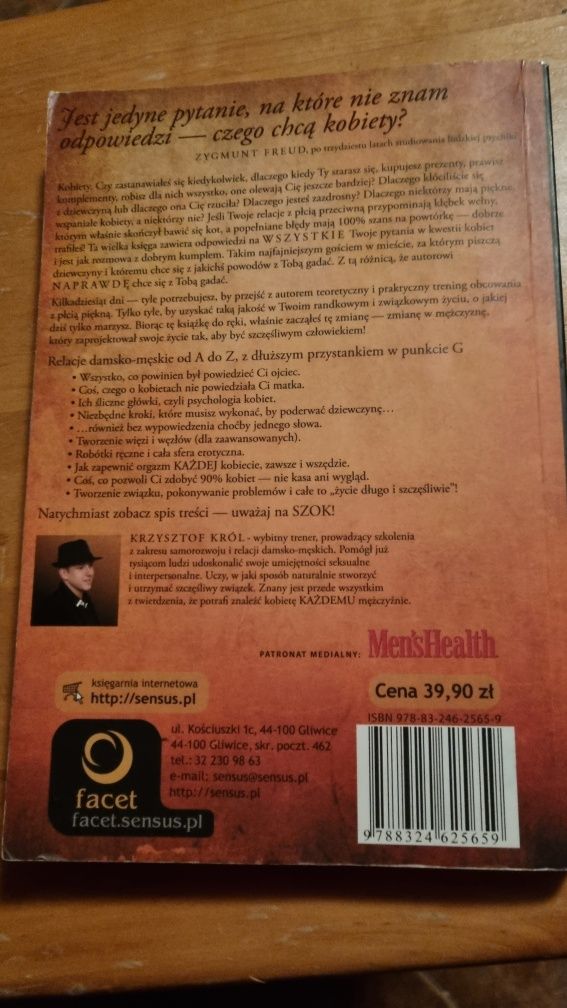 Krzysztof Król Księga związków, podrywu I seksu dla mężczyzn