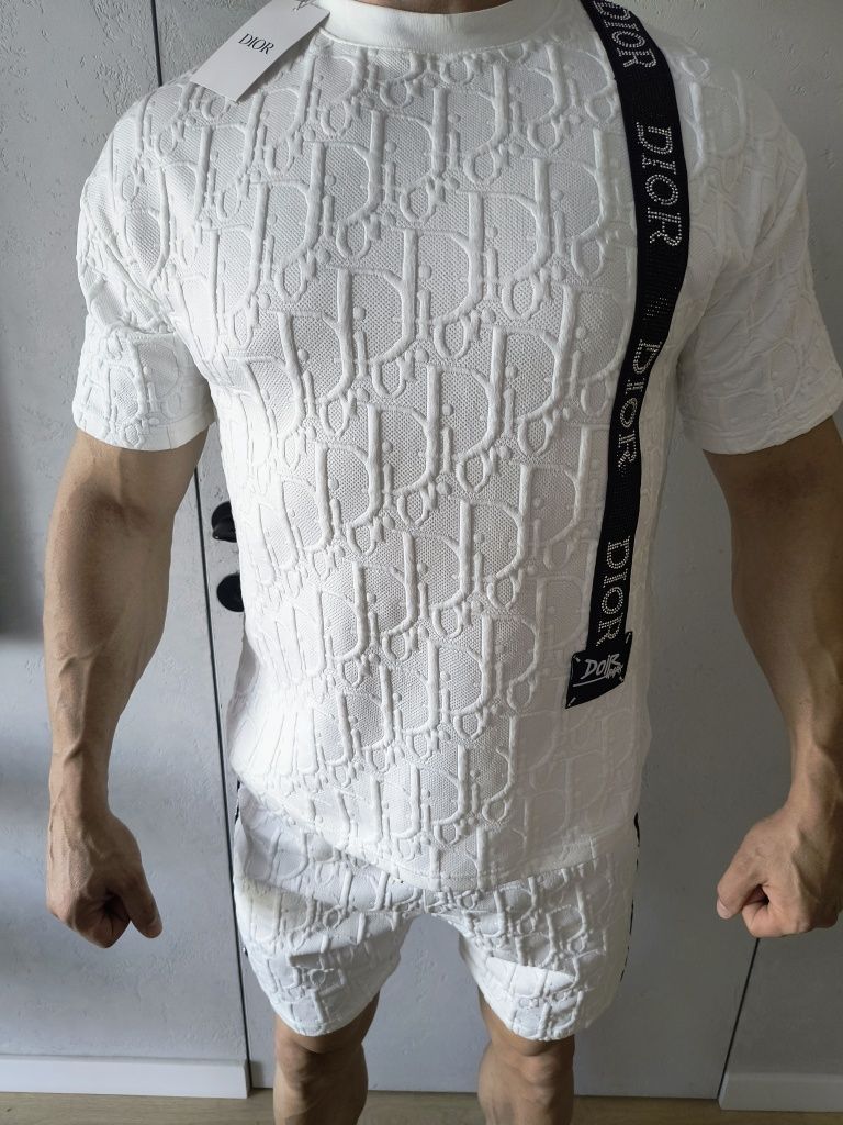 Komplet dresowy Dior biały L