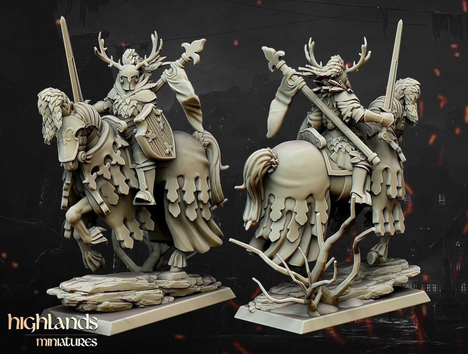Green Knight of Gallia #1 - ToW WFB AoS - Highlands Miniatures x1