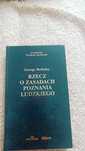 Rzecz o zasadach poznania ludzkiego. Berkeley 

Okładka książki Rzecz