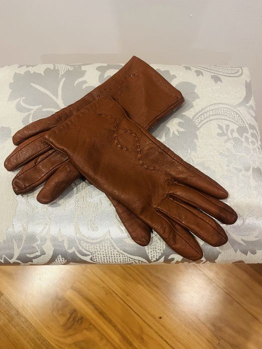 Rekawiczki skorzane roz.L -firmowe -ocieplane