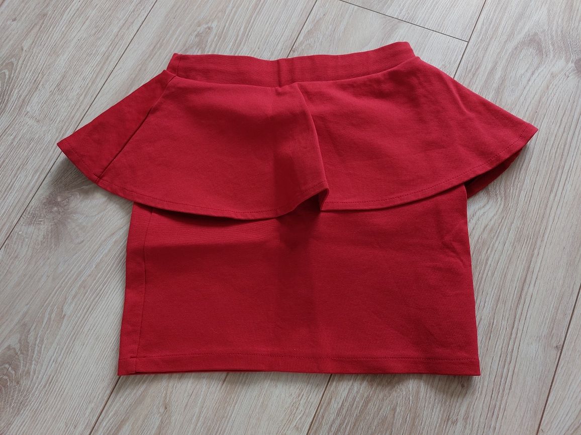 Czerwona spódniczka Zara rozmiar S