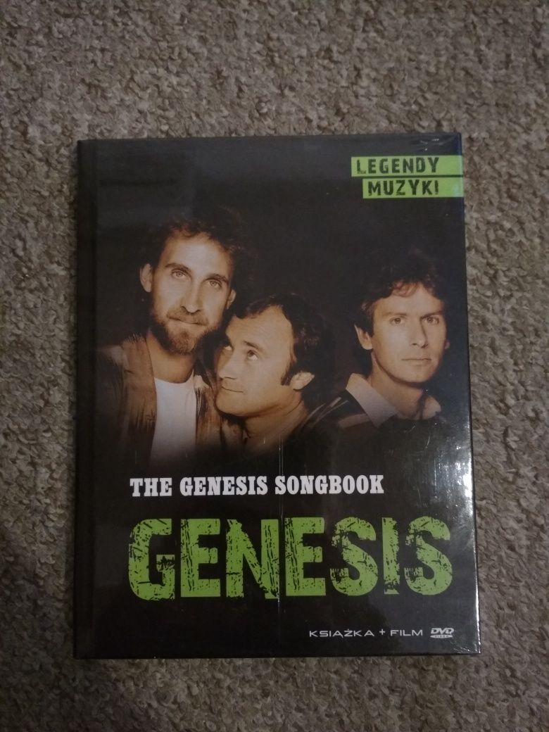 Zafoliowana książka i DVD The Genesis Songbook legendy muzyki