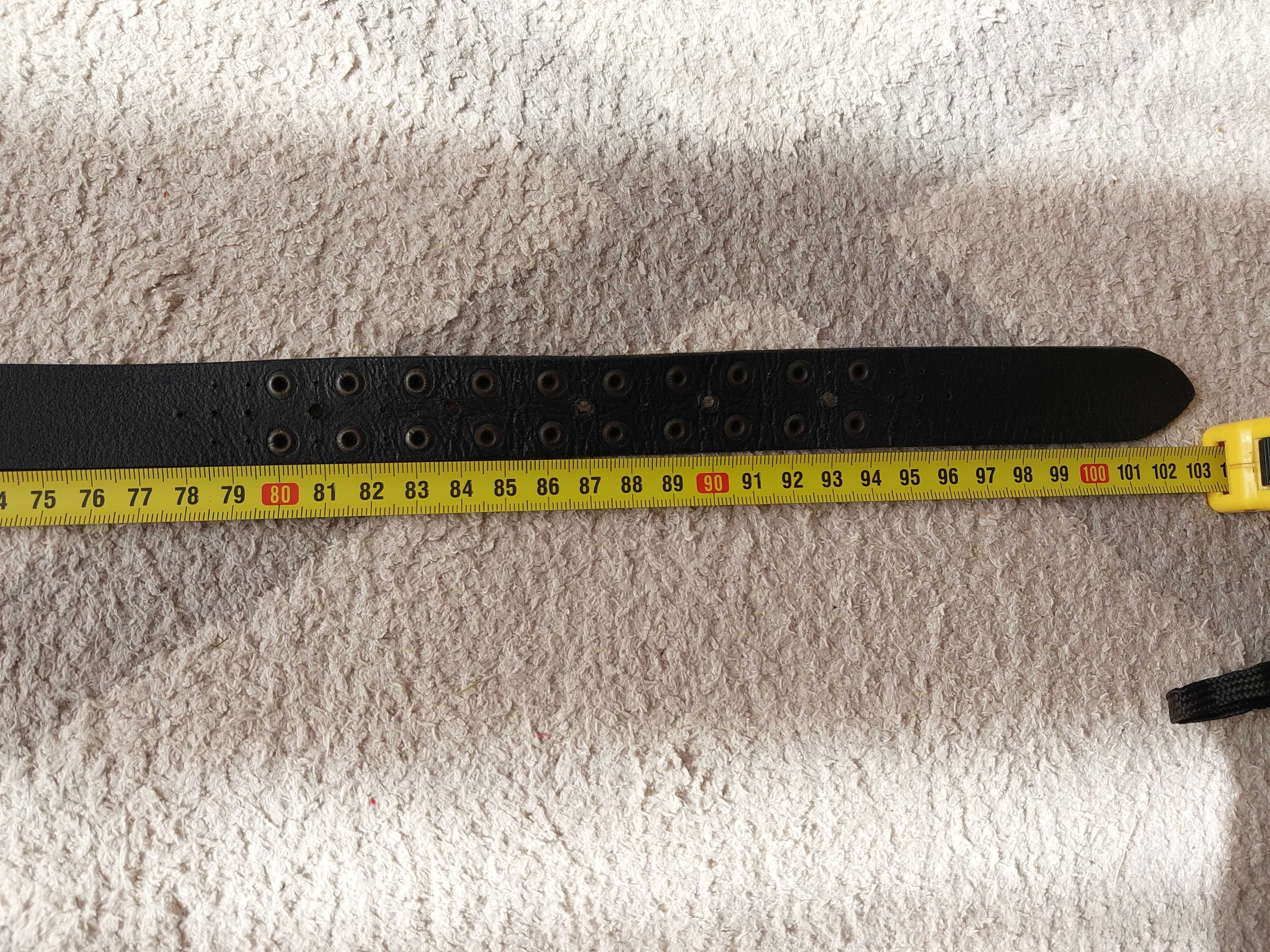 Pasek do spodni damski Big Star, czarny rockowy 90cm