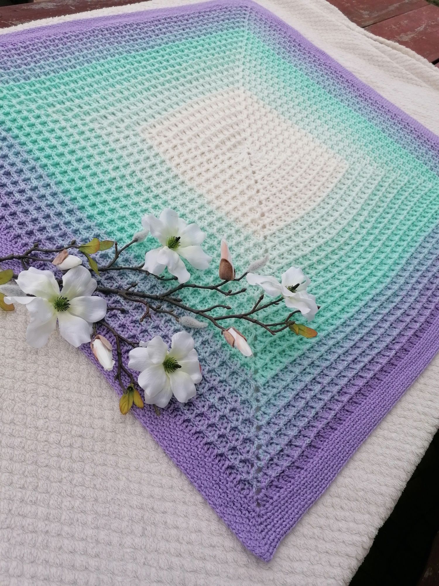 Kocyk dla niemowlaka hand made