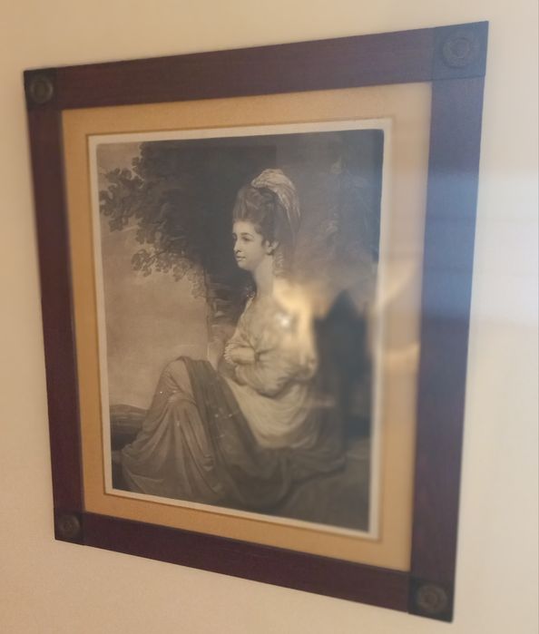 Quadro Senhora no Alpendre