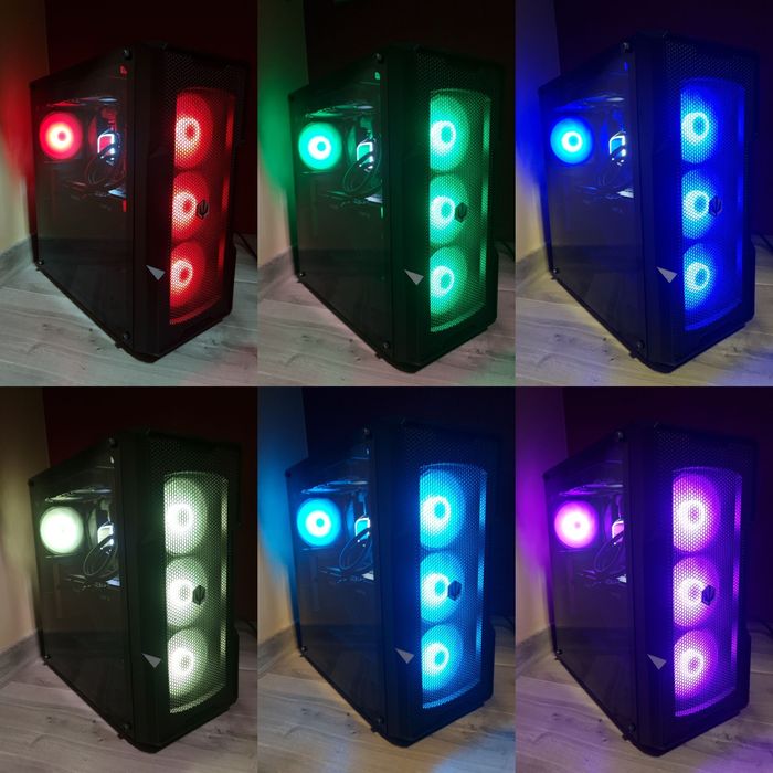 Komputer Ryzen 9 3900X, RX6700XT, 32GB RAM - klawiatura, mysz, monitor