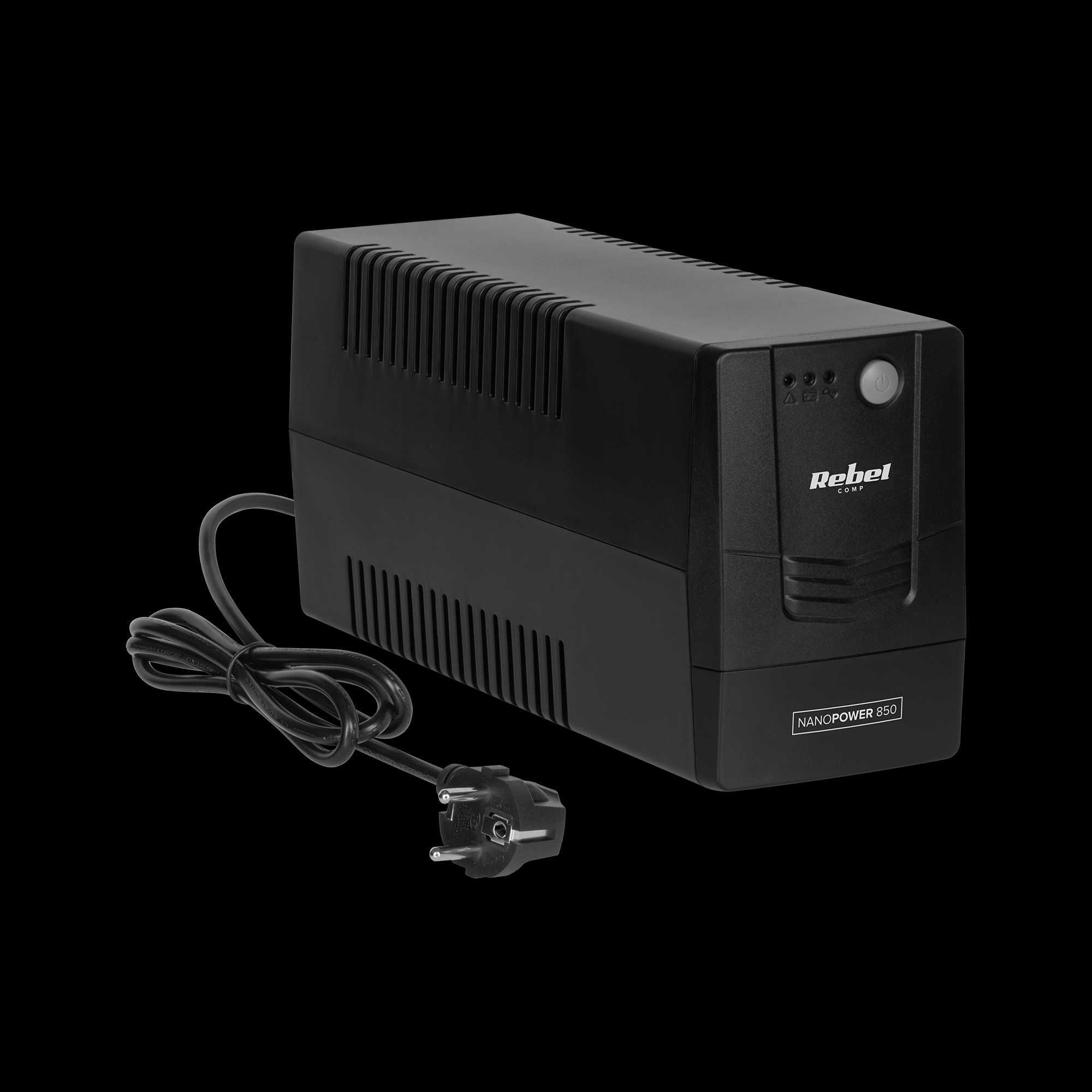 Zasilacz awaryjny komputerowy UPS REBEL model Nanopower 850