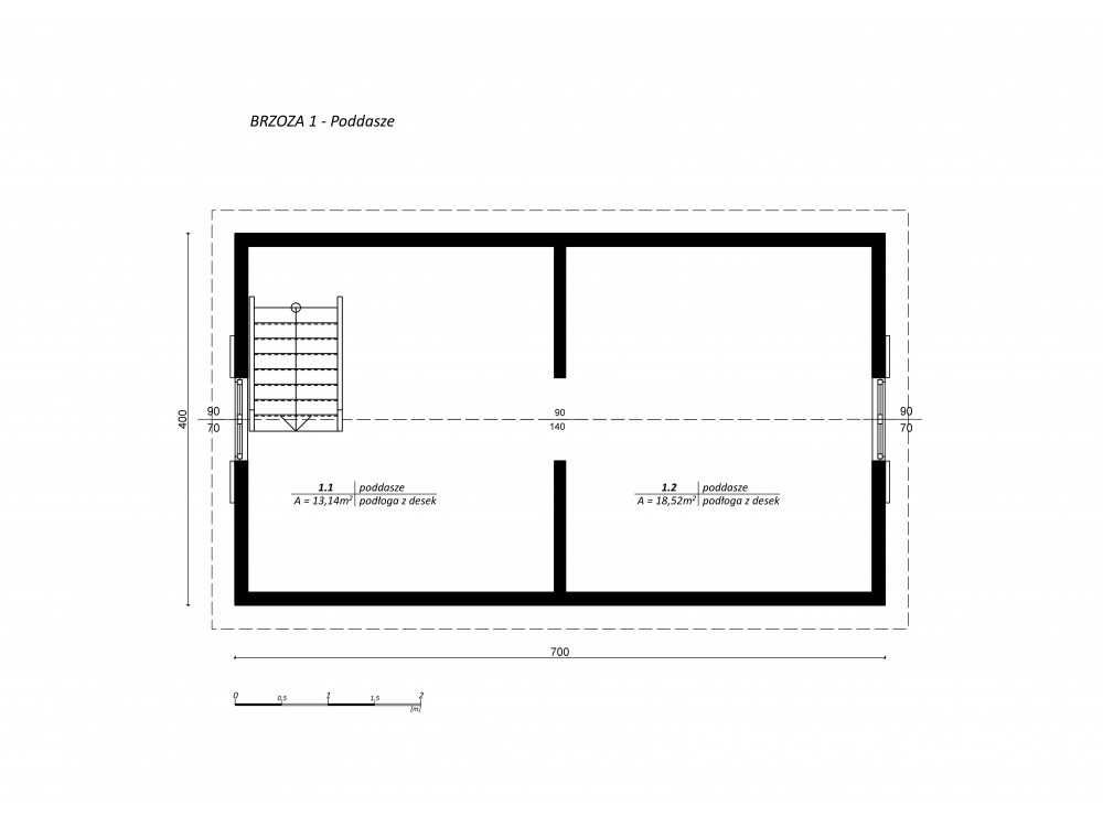 Domek ogrodowy, domki letniskowe, drewniane, 4x7m, do 35m2