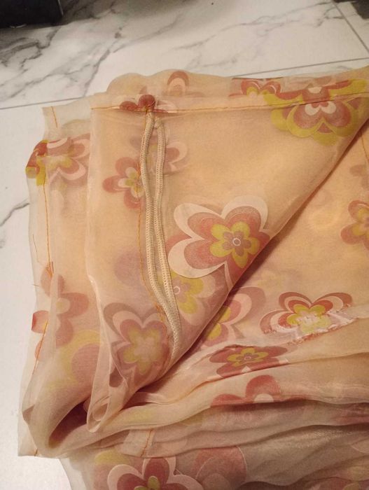 Kolorowe firanki w kwiatki