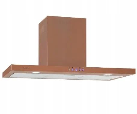 Витяжка настінна Klarstein Limelight 90, мідно-металева