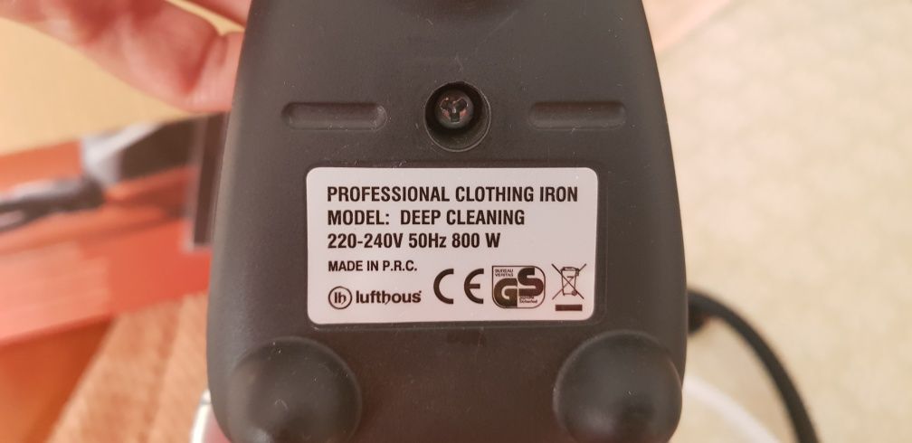 Vaporeta professional com ferro de engomar