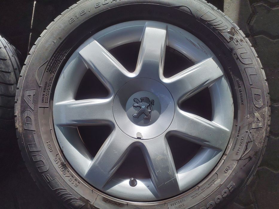 JANTES PEUGEOT 807 R16 COM PNEUS 215/60 FURAÇÃO 5X98