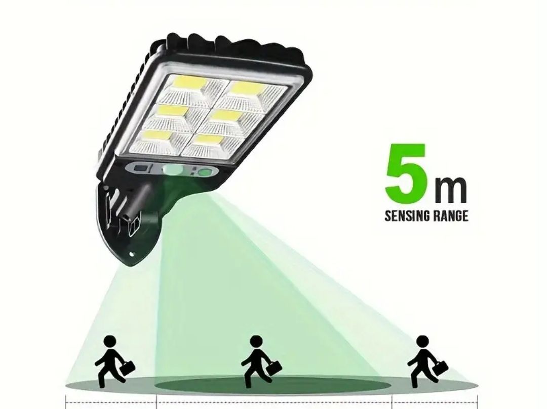 Lampa solarna LED z pilotem