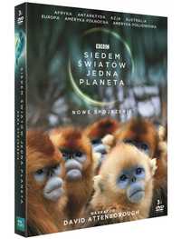 SIEDEM ŚWIATÓW Jedna Planeta Nowe spojrzenie BBC DVD film przyrodniczy