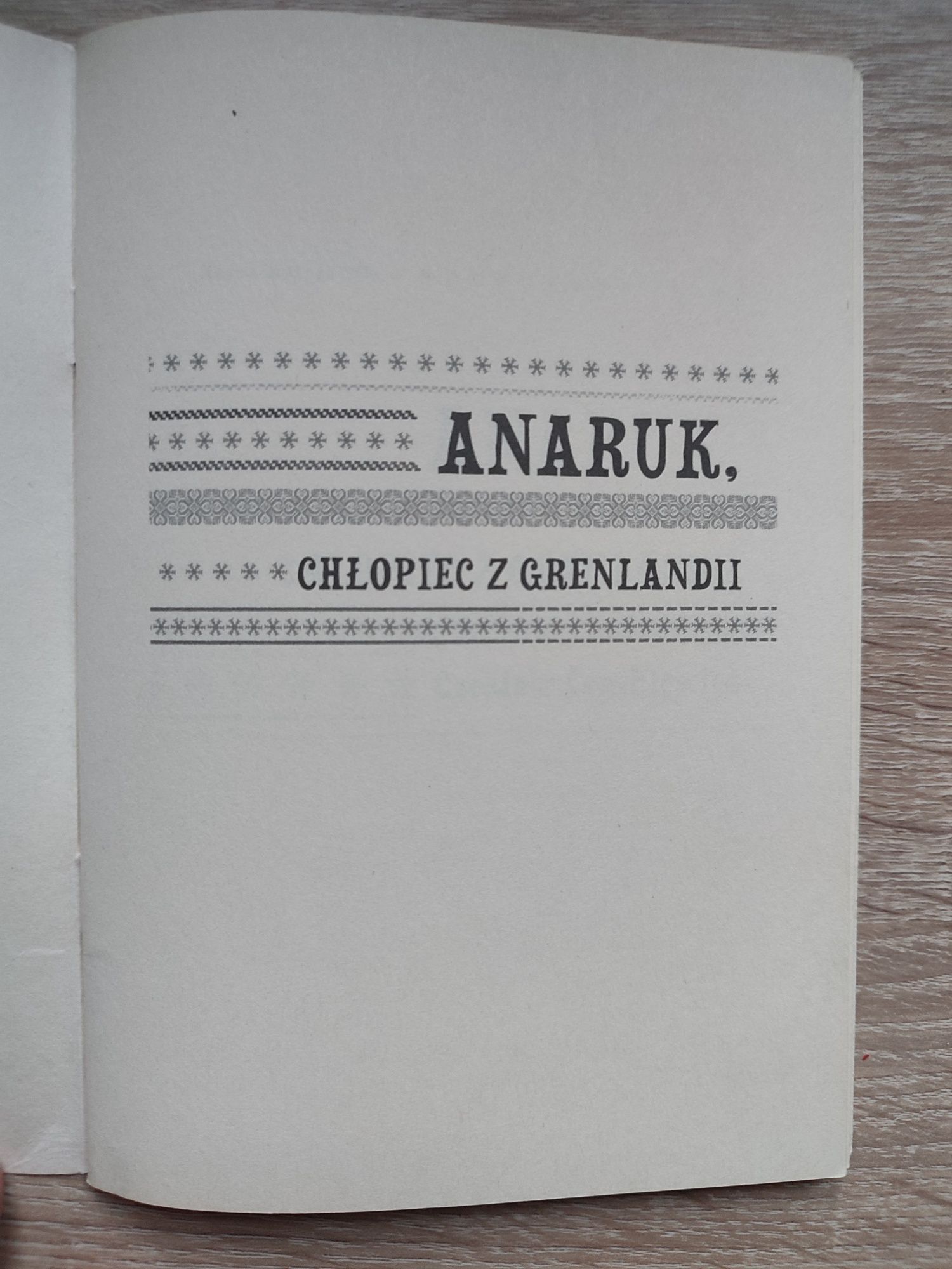 Anaruk, chłopiec z Grenlandii