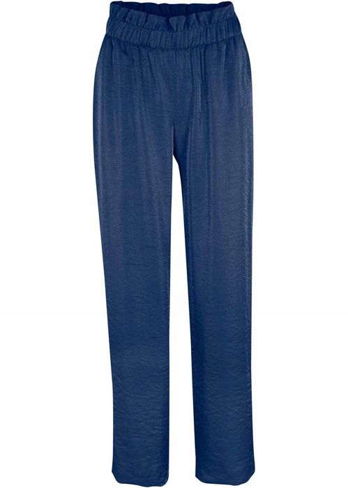 B.P.C granatowe spodnie damskie z połyskiem 36.