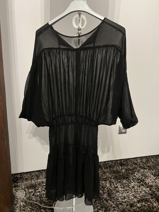 Sukienka zwiewna czarna, one size, ONE