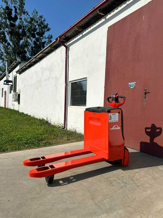 Штабелер електричний навантажувач рокла №1289 LINDE T18 2019