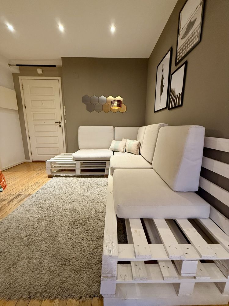 Sofa em L Paletes