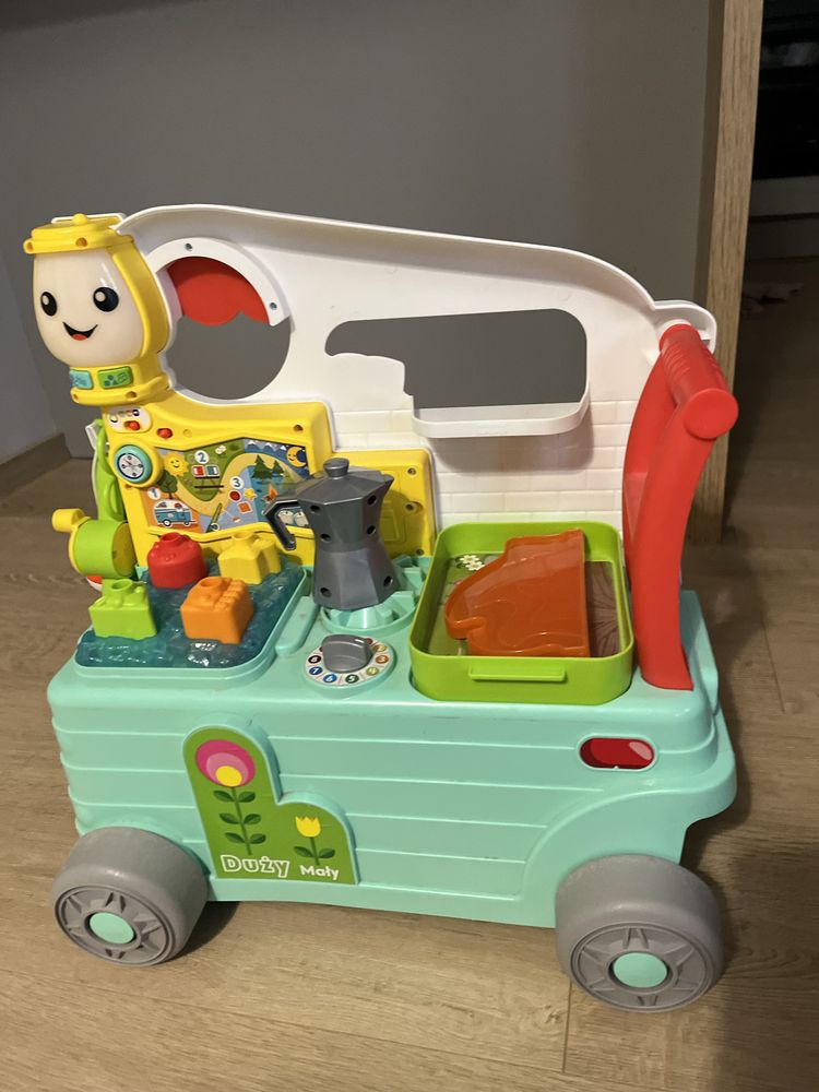 Fisher-Price, Wesoły kamper malucha 3w1, zabawka niemowlęca