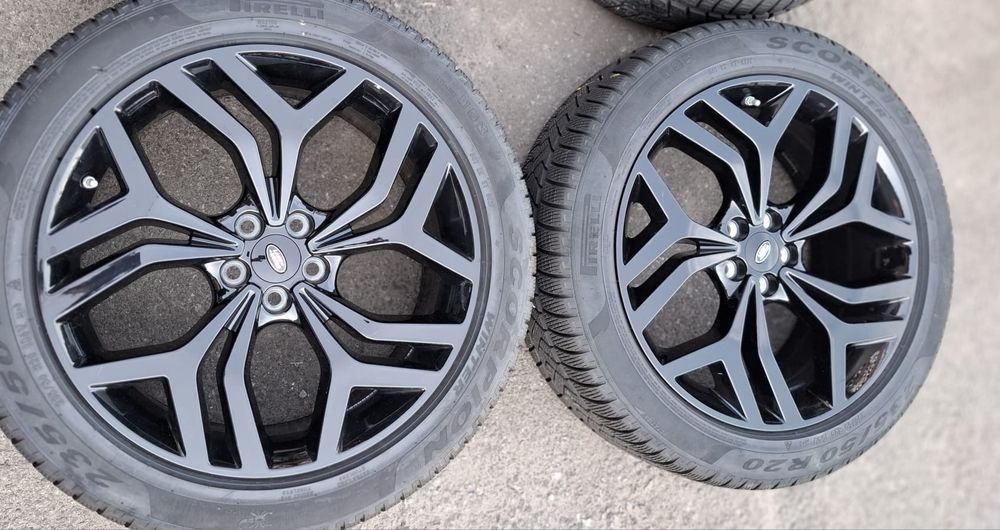 Oryginalne felgi Land Rover 20' 5x108 nowe + opony zima Pirelli