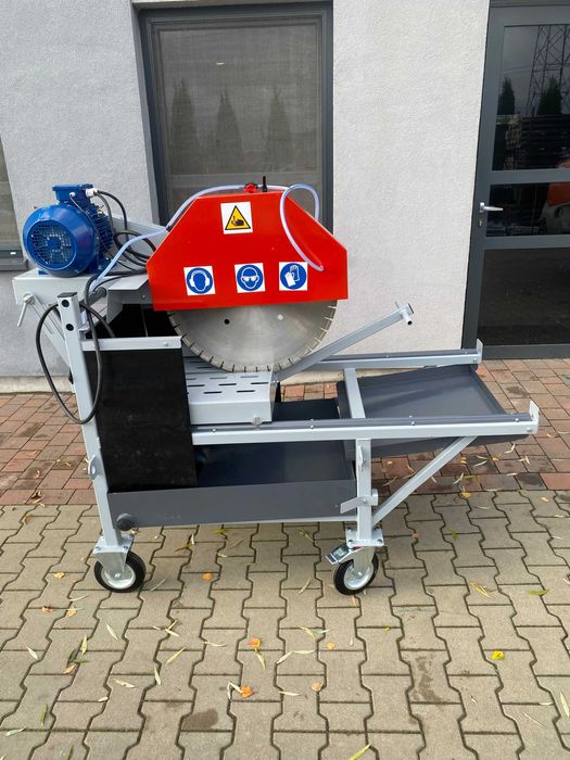 Przecinarka piła stolikowa S1500 5,5kW 400V do silki pustaka bloczków