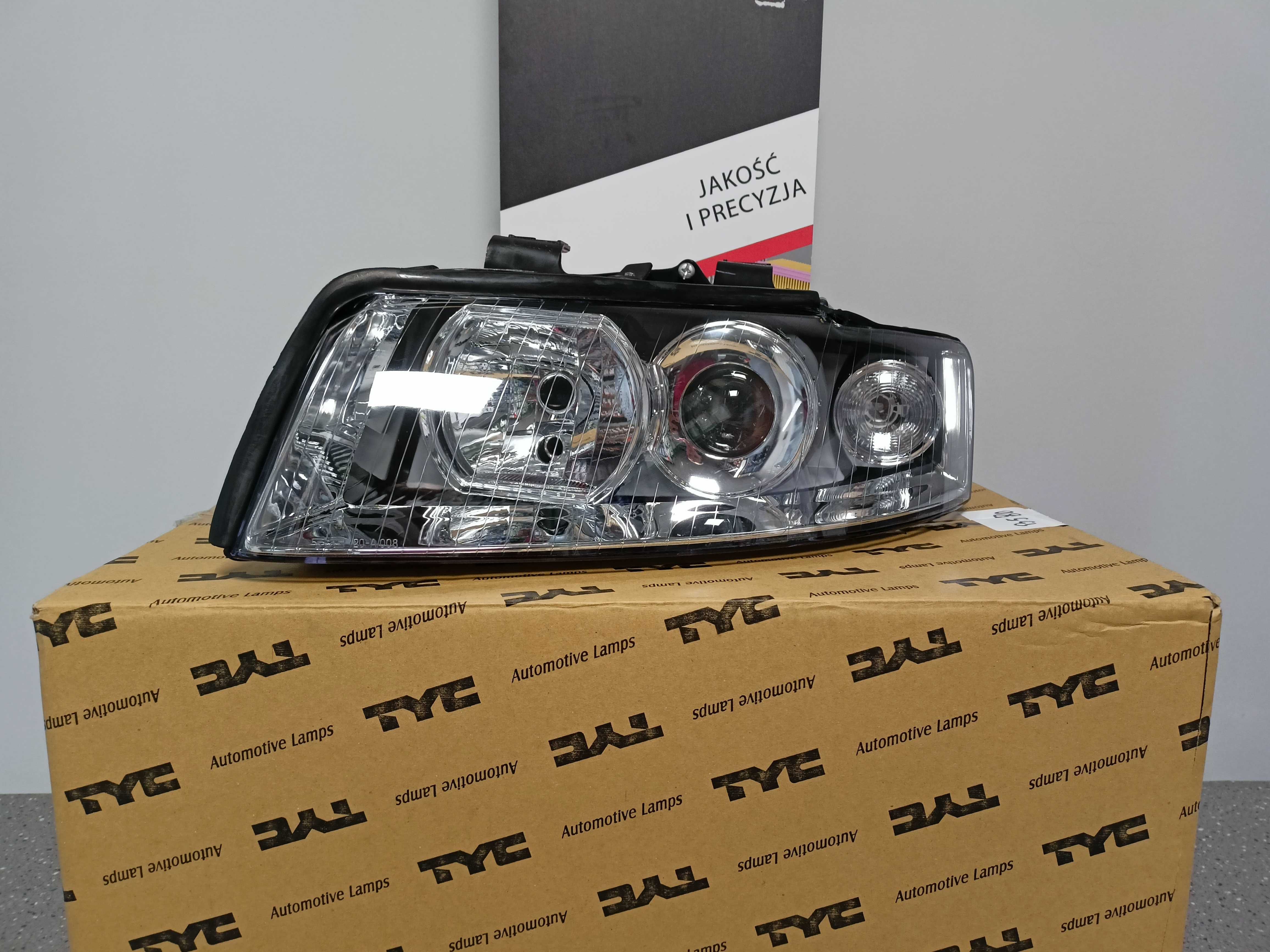 Audi A4 02-04 Lampa/Reflektor przód lewy Xenon /D1S+H7/ PROMOCJA !!!