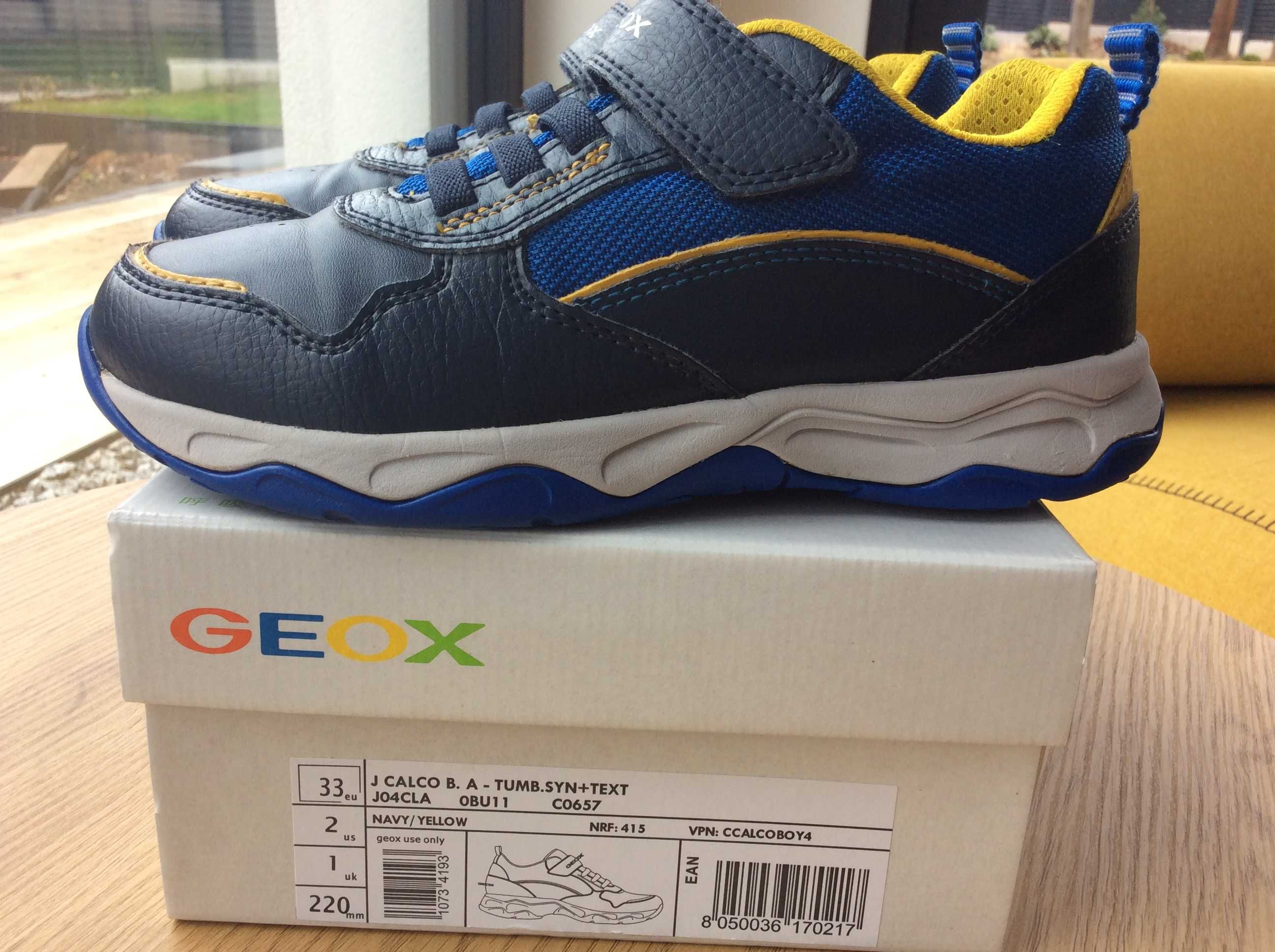 Geox buty sportowe r. 33 wiosenne chłopięce